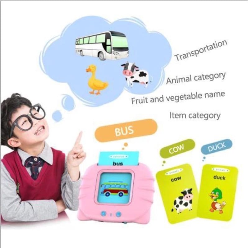 MAINAN EDUKASI EARLY EDUCATION BILINGUAL DEVICE / ANAK MAINAN FLASH CARD