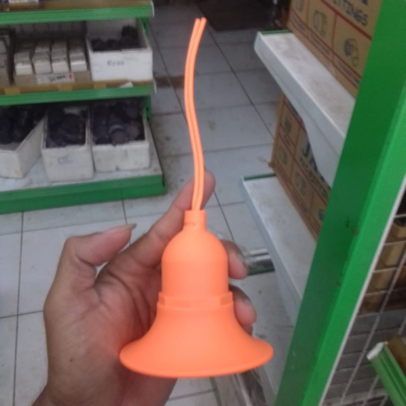 fitingan lampu gantung bahan karet fitingan unik fitingan lampu warung dan kamar pitingan bagus