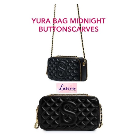 YURA BAG MIDNIGHT BUTTONSCARVES