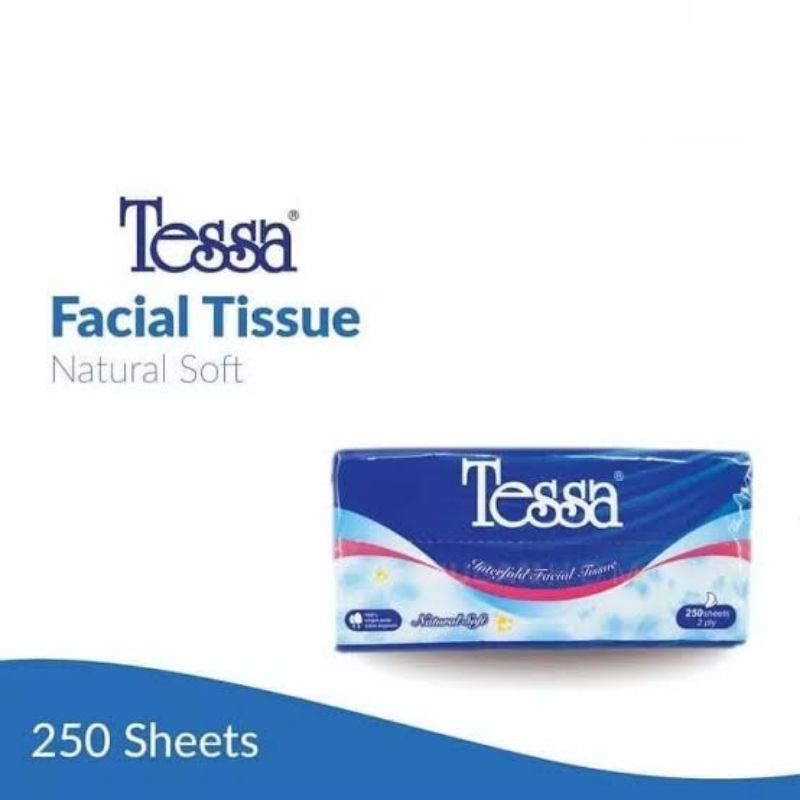 Tissue Tessa 260 sheet&Tissue Tessa Travel Pack 50sheets/ Tisu wajah