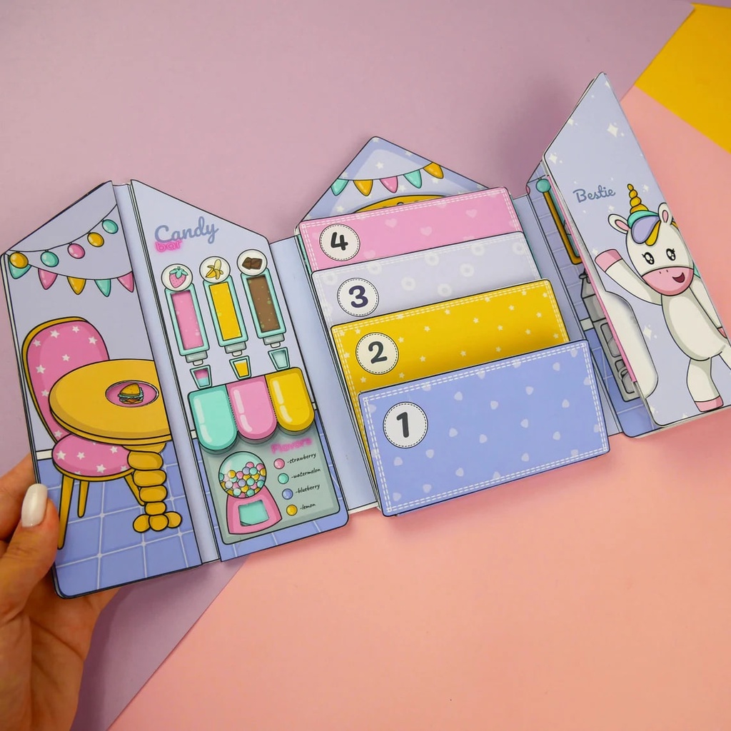 PAPER DOLL POP UP MAINAN KERTAS MAINAN EDUKASI BP BPAN MAINAN BARBIE KERTAS