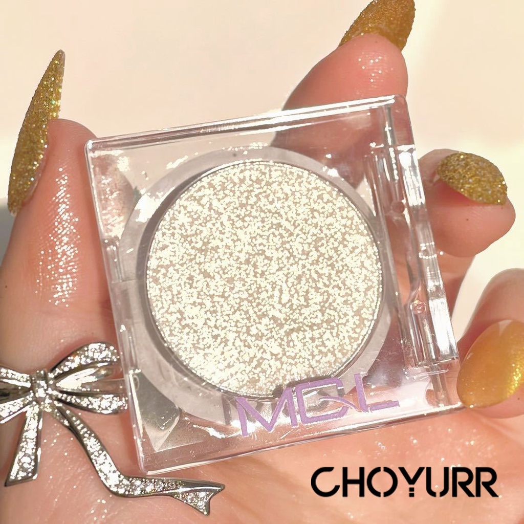 【COD】Highlight / Eyeshadow / Contour Pearl Glitter High-gloss Powder Long Lasting Mencerahkan Payet Ulat Sutra Berbaring Korea Makeup-CH