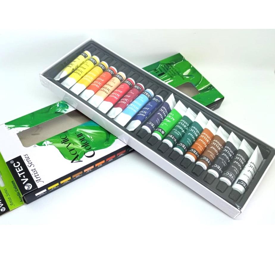 

Super Tambahan V-Tec Acrylic Set Colours 6 Ml Set 18 V-Tec Cat Akrilik 18 Warna 618/A