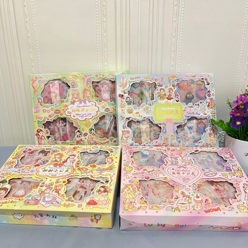 

Paket Stiker Box Senmu Isi 32 Pcs Waterproof Anti Air Cute Girl Momo Stationery Lucu Unik Kado Viral Termurah