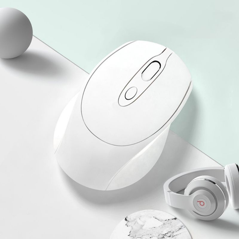 Mouse Wireless Mute Button Macaron Colors kawaii polos cute kiyowo // mouse murah tanpa kabel