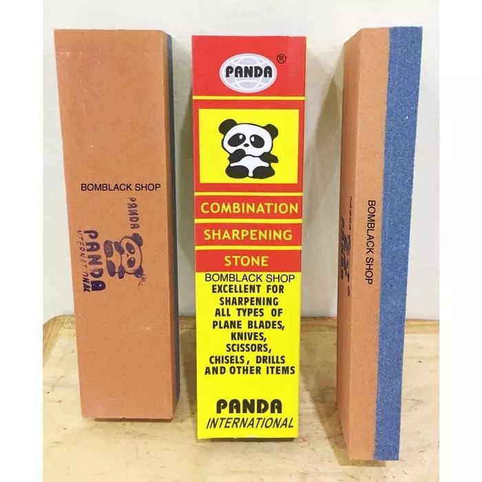 PANDA Batu Asahan Pisau 6 inch 15 cm Asah Gunting Gurinda Pengasah