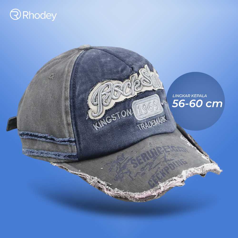 Rhodey Rock Shark Topi Baseball Cap Snapback 1969 - F206