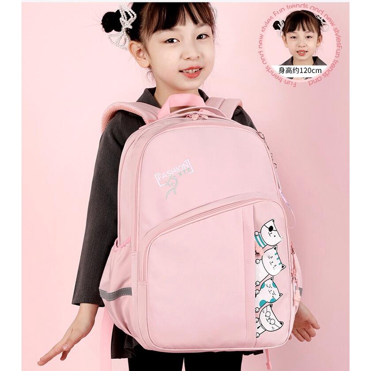 Tas Tenteng Anak Perempuan Tas Ransel Anak Sekolah SD SMP Kapasitas Besar Anti Air Harajuko Mode Korea