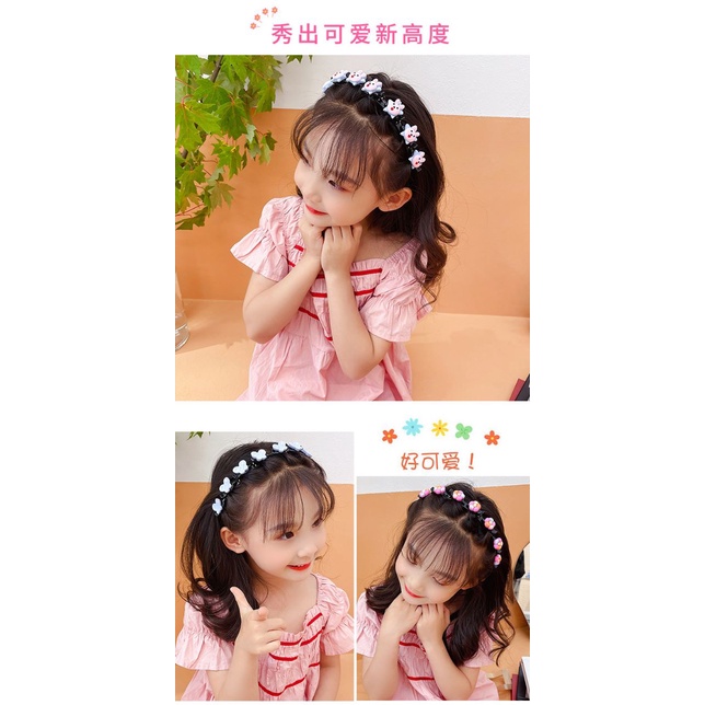 Bando Kepang Rambut Anak Bando Jepit Korea Style Bandana Kepang NJ200