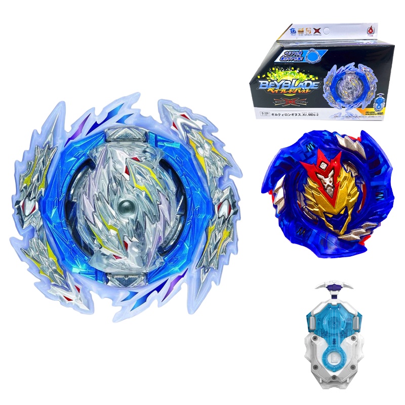 Db Beyblade Sembur B189 B104 Tombak Suci Bersalah. Kr. Mds-2 Handle Launcher Dengan