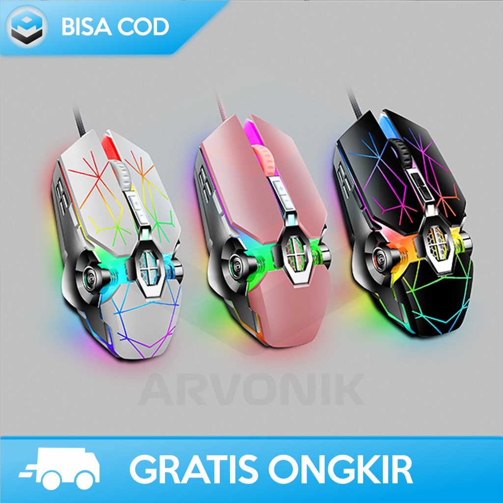 KEYBOARD GAMING MOUSE RGB OPTICAL SET GAMING MURAH DAN BERKUALITAS