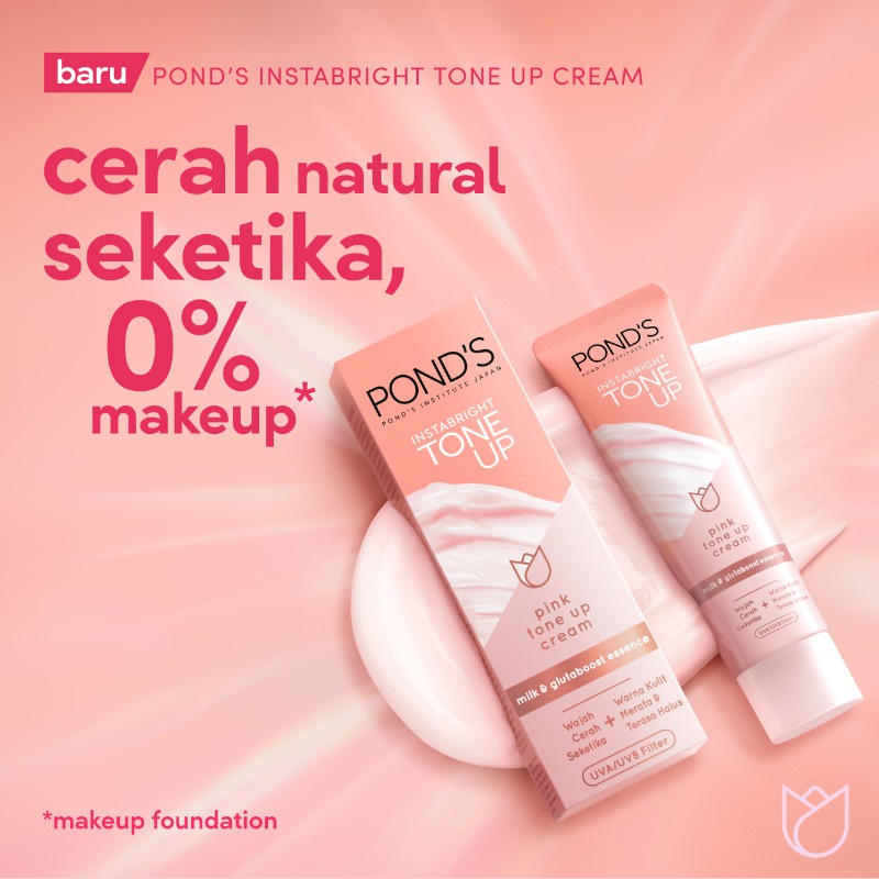 Pond's Instabright Tone Up Cream 20 gr | Pelembab Wajah BY AILIN