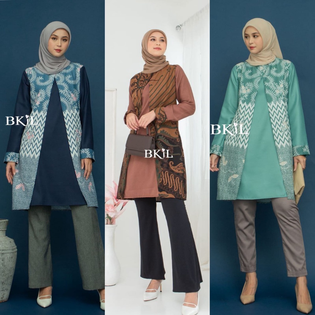 ATASAN BATIK WANITA TUNIK TERKINI