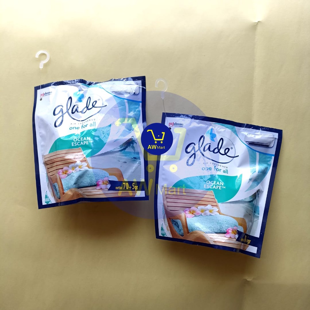 GLADE PENGHARUM RUANGAN 70 + 5GRAM - GLADE AIR FRESHENER