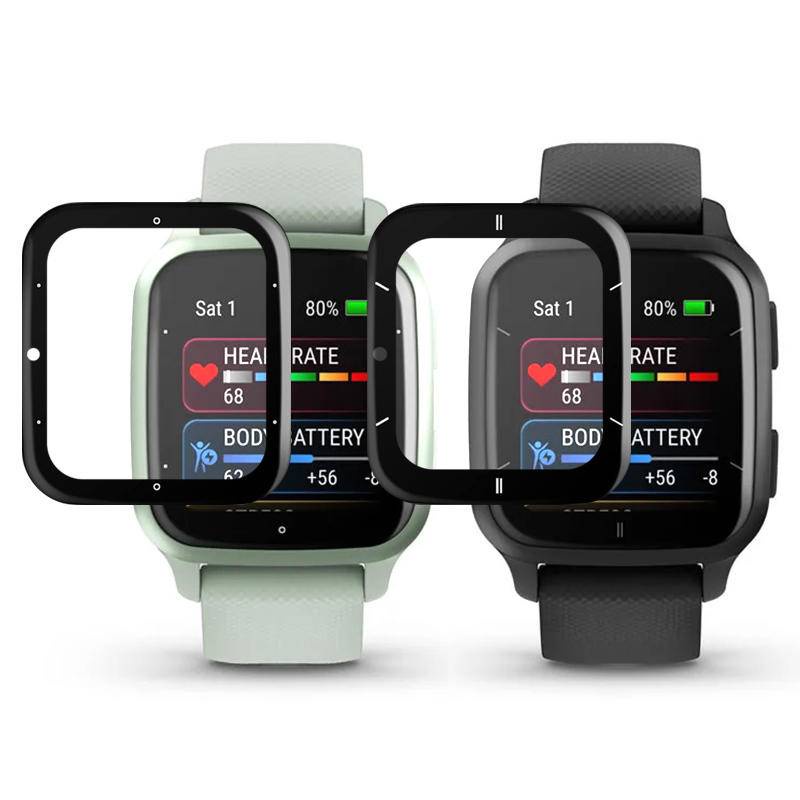 Lembut Film Pelindung Penjaga Untuk Garmin VENU 2S SQ SQ2 Music Smart Watch Screen Protector HD Film Perlindungan Untuk Garmin Vivoaktif4 4S 3musik