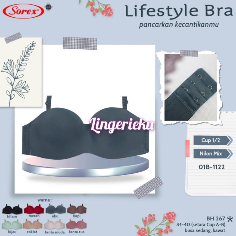 Sorex 267 BH Bra Robot Lifestyle Seamless Busa Sedang Berkawat