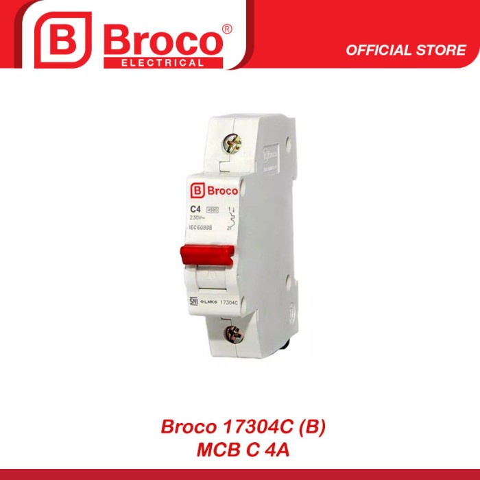 Broco 17304C (B) MCB C 4A