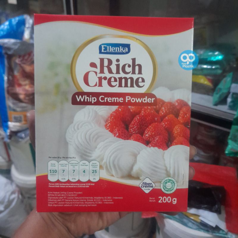 

whip creme powder Rich 200 & 400 gr