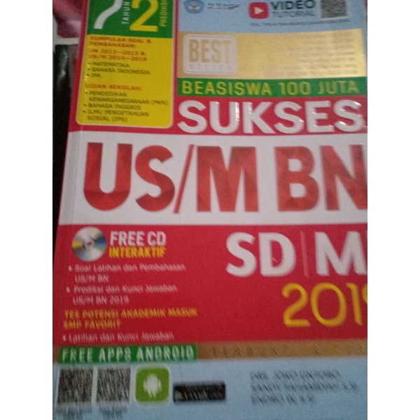 Buku US MBN SD