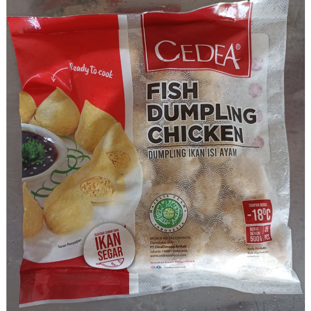 

Cedea Fish Dumpling Keju & Ayam isi 25