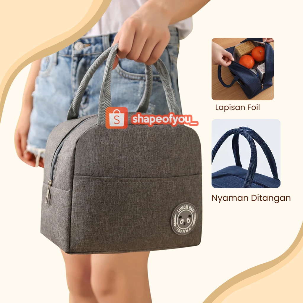 Tas Bekal Lunch Bag Cooler Makanan Anak Tas Lunch Box Karakter Brivilas Murah Import