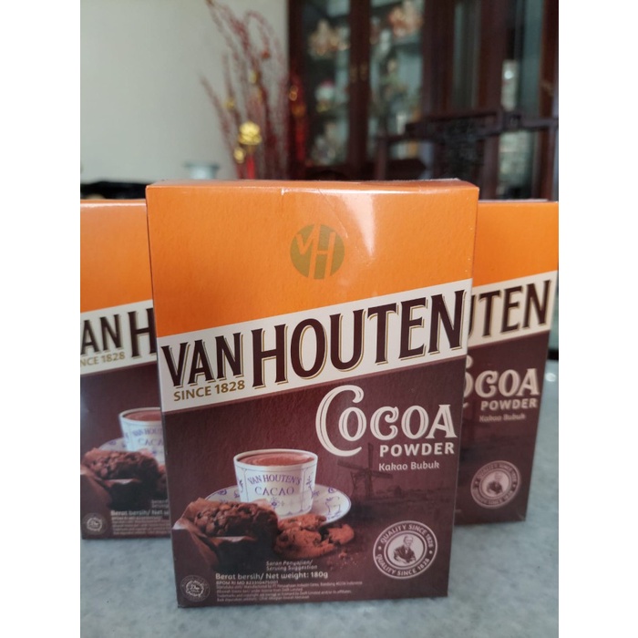 

COKLAT-BUBUK- COKLAT BUBUK / COCOA POWDER / KAKAO BUBUK VANHOUTEN 180 GR -BUBUK-COKLAT