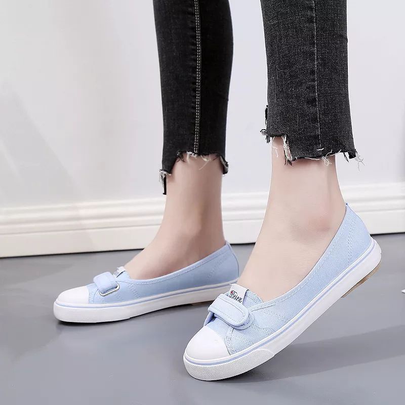 Slip On Wanita S12 Kekinian/Sepatu Wanita Slip on polos kekinian