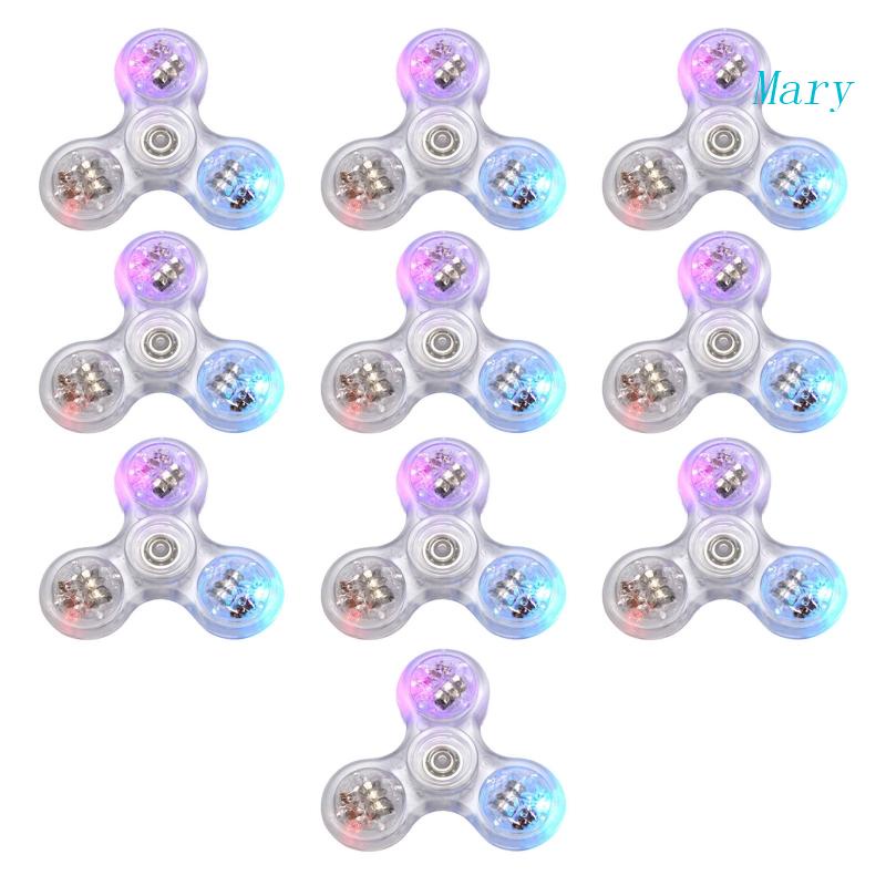 Mary 3 ''Sensory Fidget Spinning Tops Dengan Lampu Kedip Warna-Warni Dewasa Mainan Anak