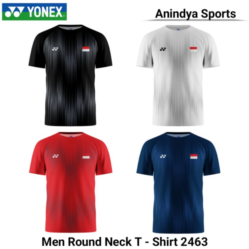 Kaos Jersey Badminton Original Yonex Men Round Neck T-Shirt 2463