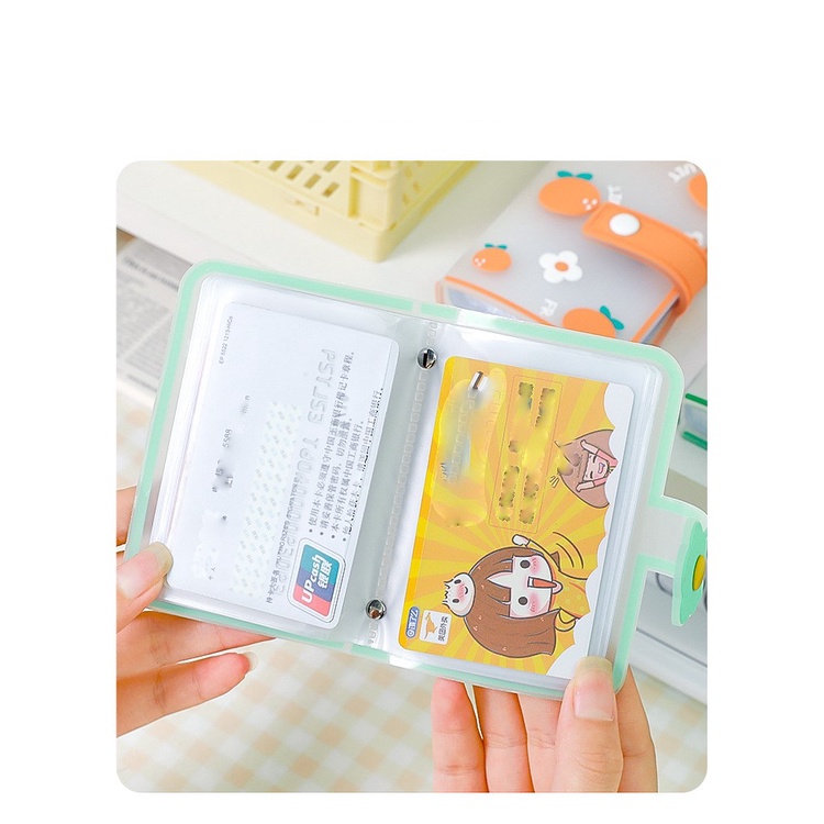 Dompet Kartu Karakter Transparan Lucu Imut unik 20 Slot Kartu NJ195