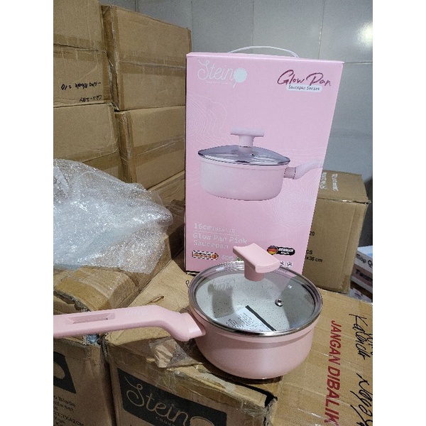 Steincookware stein cookware wok frypan sauce pan GLOW SERIES granite Glowpan ready stok