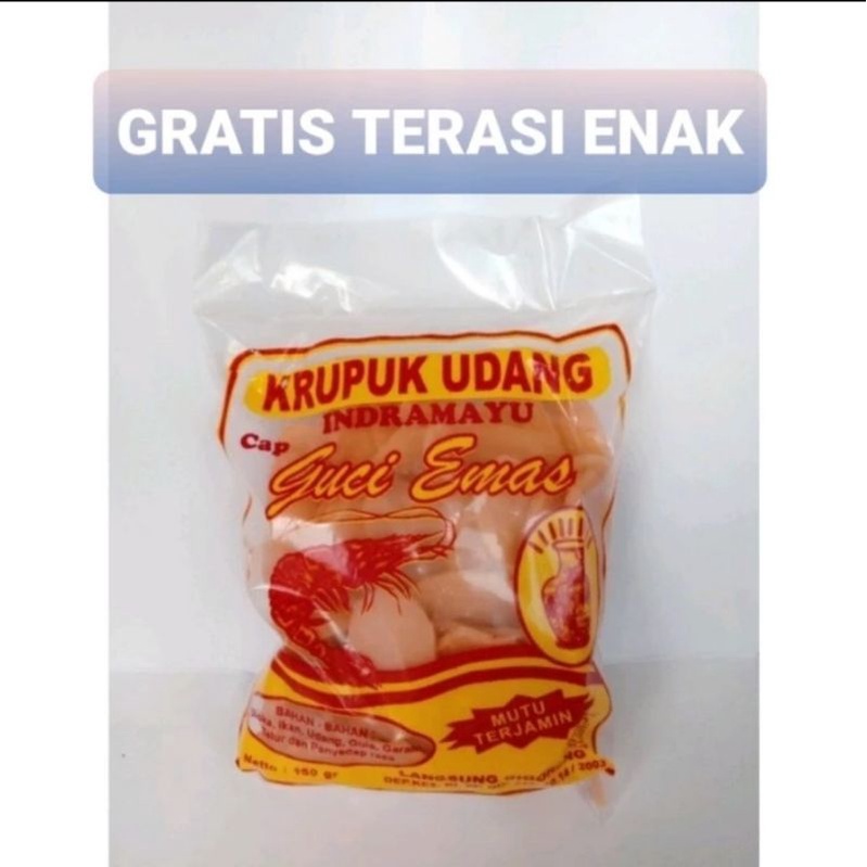 

Kerupuk guci emas udang