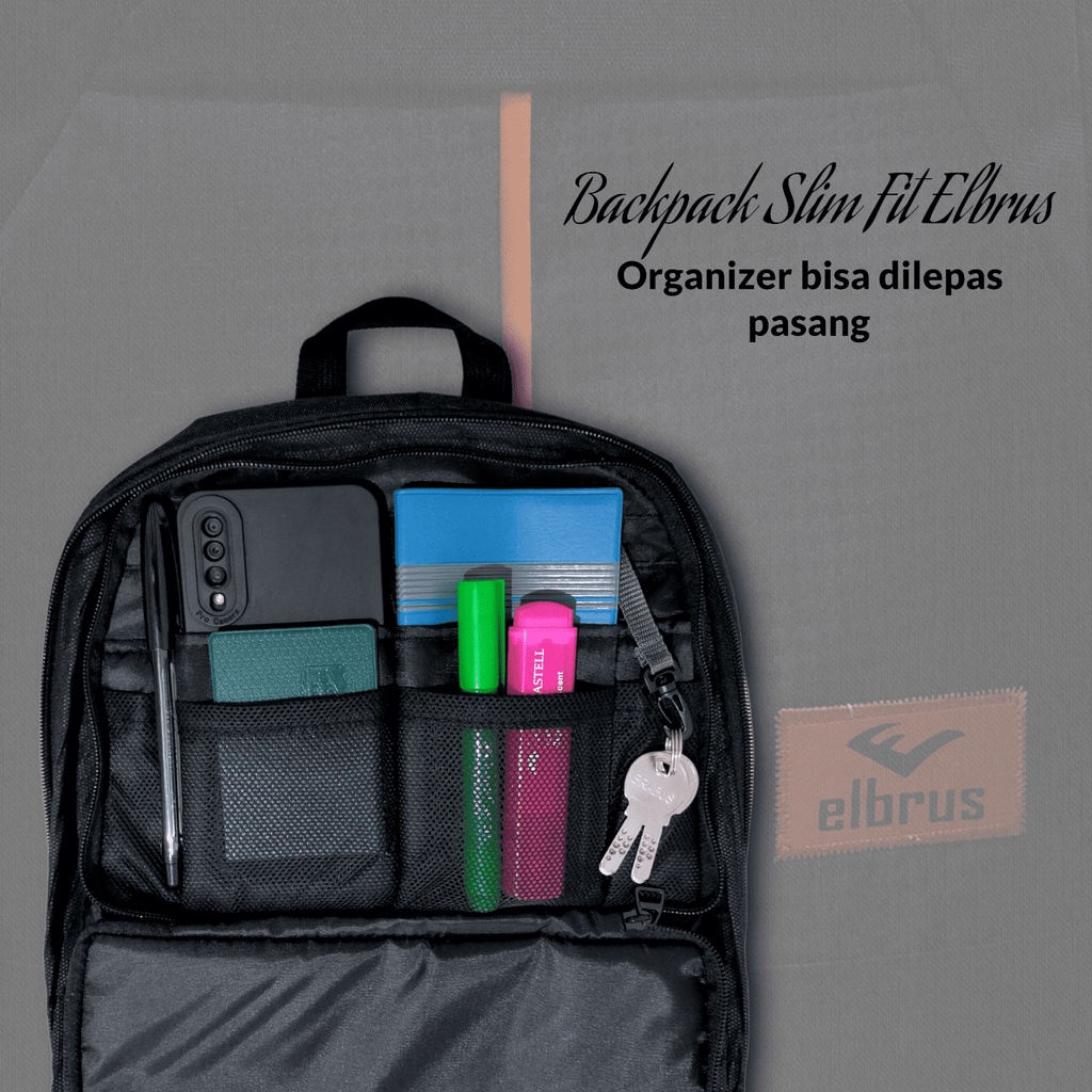 Tas Ransel Backpack Slim 10L Elbrus Alpha