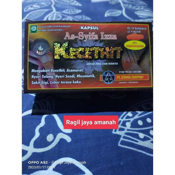 As-Syifa Izza KECETHIT kapsul