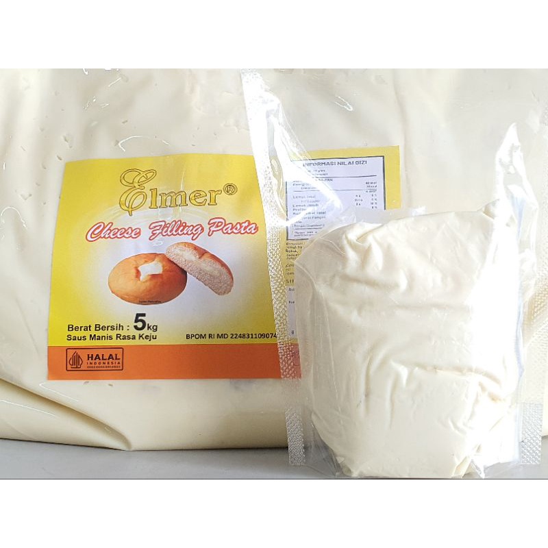 

Elmer Filling Keju 250Gr / Isian Roti Keju 250Gr / Elmer Cheese Filling 250Gr / Selai Keju Elmer