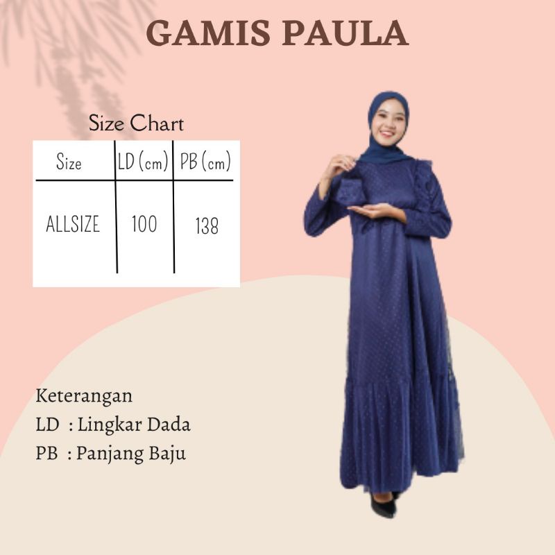 GAMIS BRUKAT TERBARU 2023MEWAH KEKINIAN DRESS BRUKAT MUSLIM TILE MEWAH PAULA