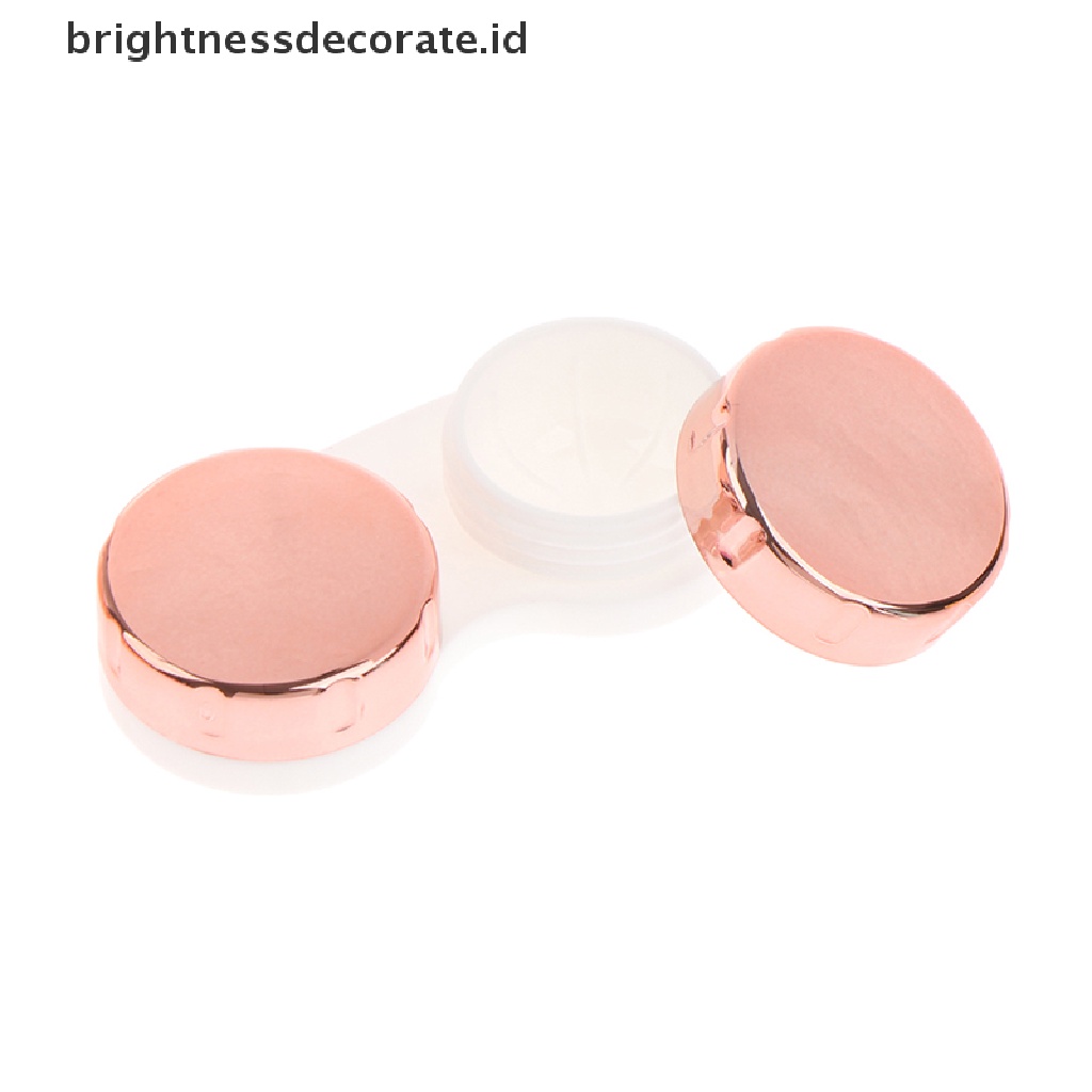 [Birth] 4pcs Set Tempat Kontak Lensa Kontak Compact Case Tahan Lama Untuk Travel Dan Rumah [ID]