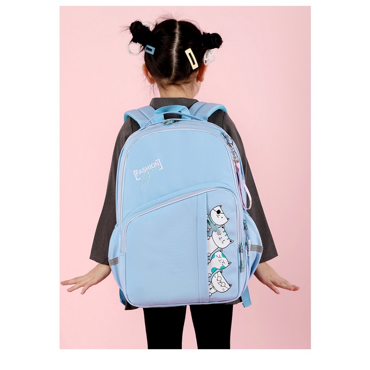 [COD] Tas Ransel Anak Bagus Motif Kucing BackPack Dewasa kekiniaan 2023 / Tas Sekelah Back Pack Gendong / Tas Bahu / Tas Remaja