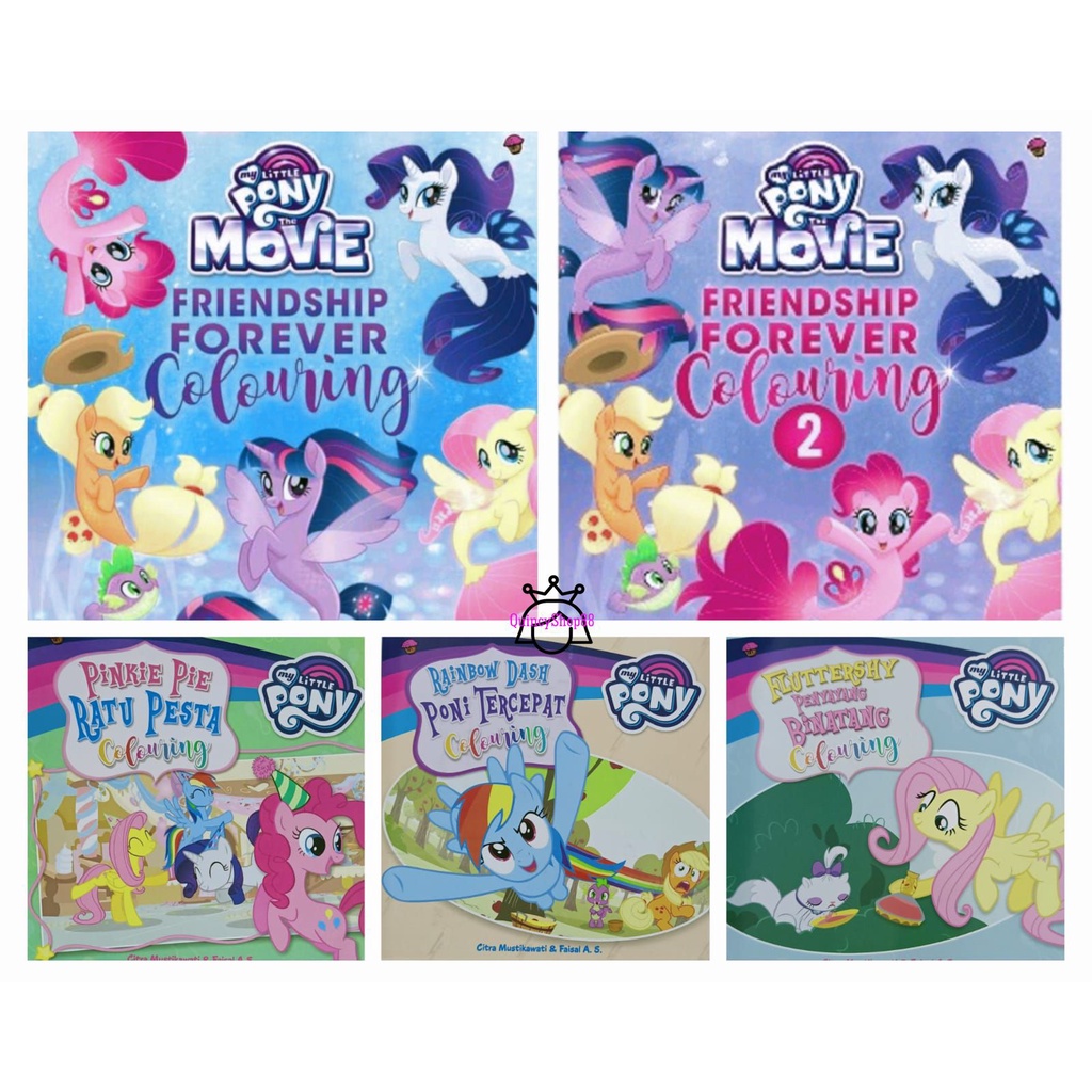 Jual Buku Mewarnai/ Coloring Book My Little Pony , Pony The movie