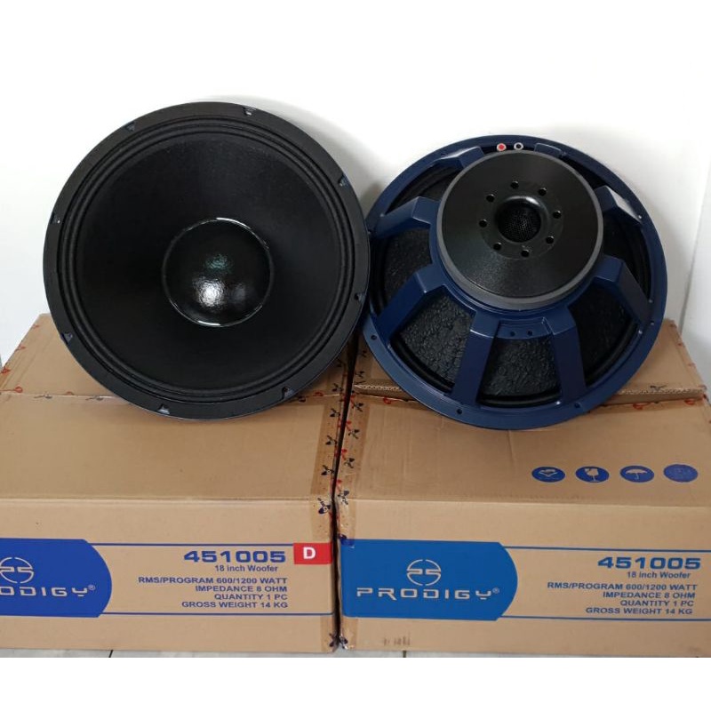 SPEAKER PRODIGY 18" 451005 WOOFER 1600 Watt
