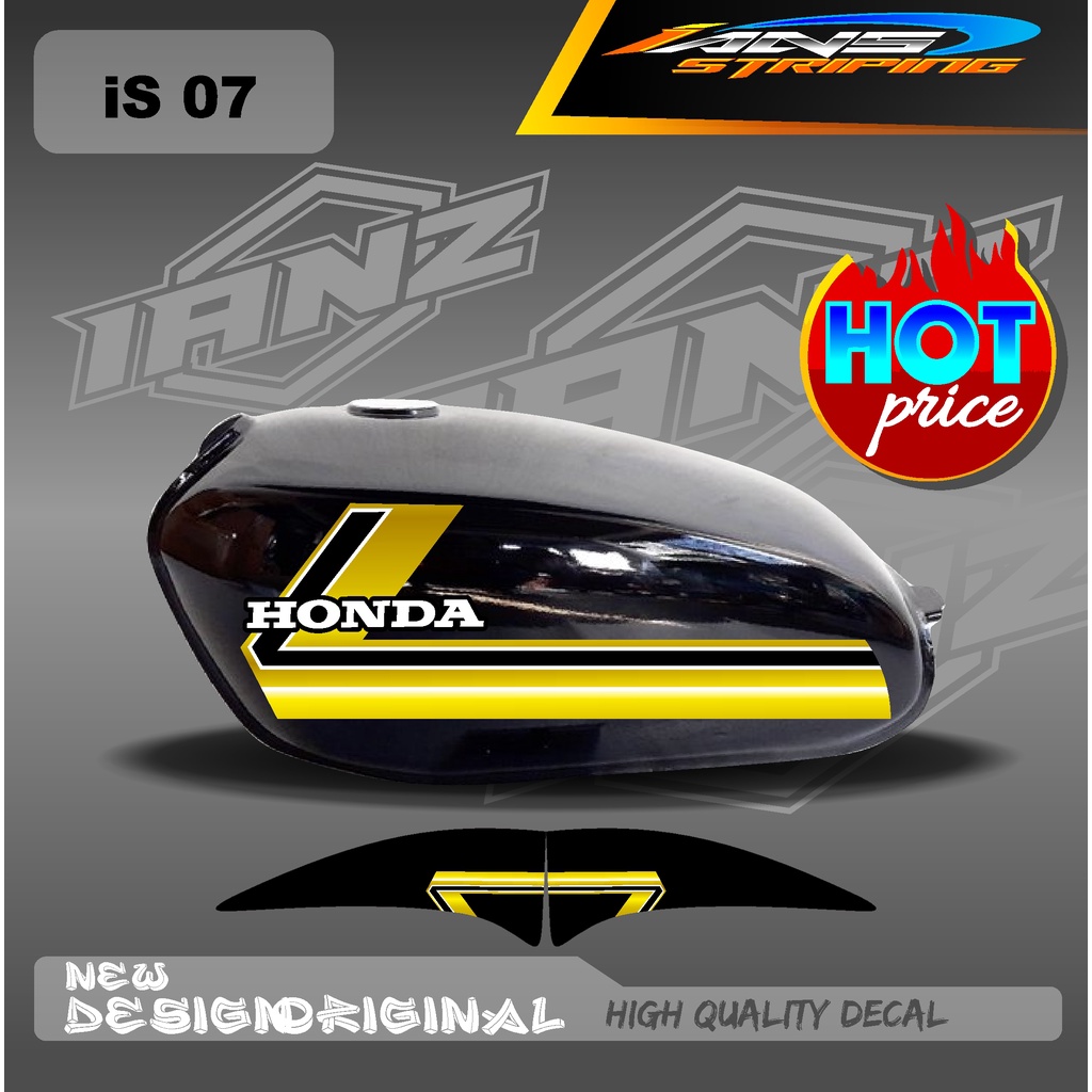 STRIPING CB 100 STANDART / STIKER CB 100 CUSTOM HOLOGRAM DAN NON HOLOGRAM B07