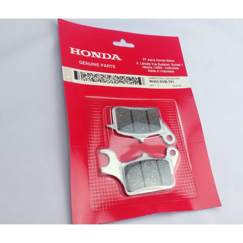 KAMPAS DISPAD REM DEPAN HONDA VARIO BEAT SCOOPY KVB ORI HGP