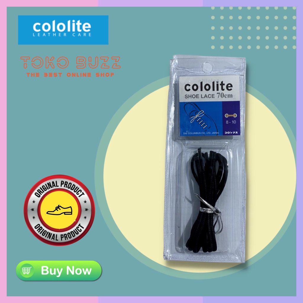 Cololite Tali Sepatu Lilin Bulat Shoe Lace 70cm ORIGINAL PREMIUM C-018