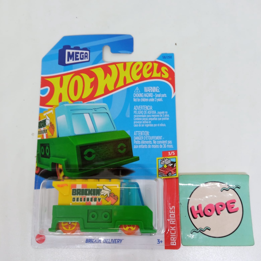 Hot Wheels Brickin Delivery Diecast Brick Rider Original Mattel