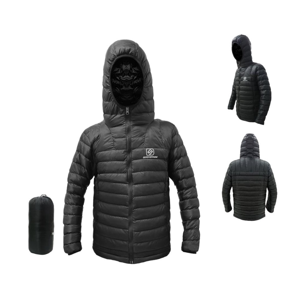 Jaket dacron outdoor water proof Ds Adventure - jaket gunung puffer inner dacron - jaket camping - j