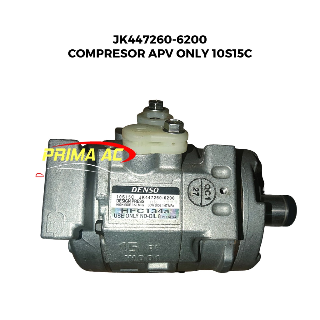 COMPRESOR KOMPRESOR AC MOBIL APV ONLY 10S15C DENSO JK447260-6200