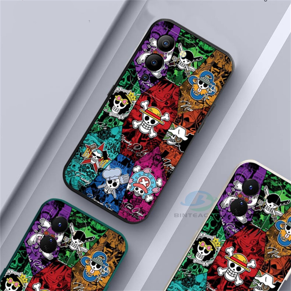 Huawei P30 Lite Nova 5T Nova 3i Nova 7i Y6P Y7A Y6 Pro Y7 Pro 2019 Y9S Jepang One Piece Luffy Dan Brook Casing Ponsel Silikon Lembut Binteacase