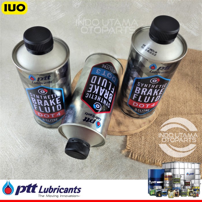 Minyak Rem PTT DOT 3 Brake Fluid 500ml Original