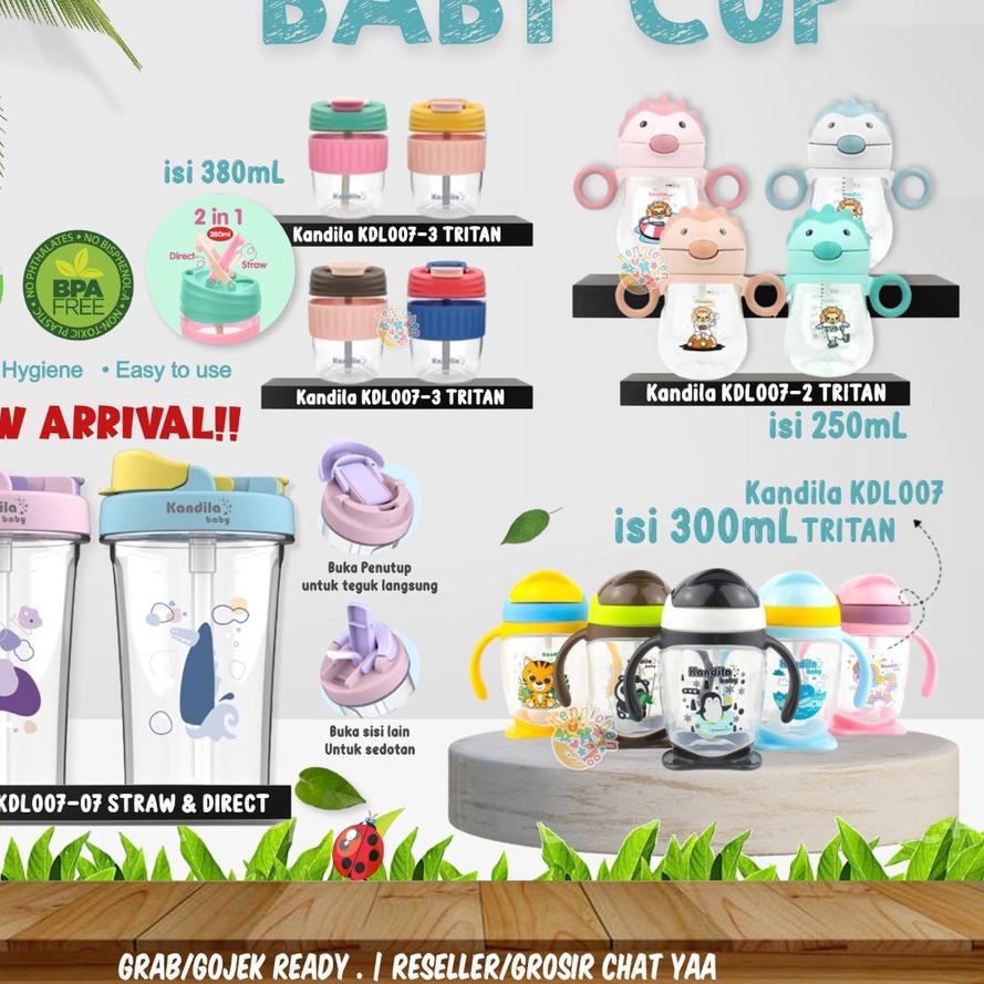 Termurah  KANDILA BABY CUP GELAS MINUM BAYI BOTOL MINUM SEDOTAN ANAK KDL007 KDL007-2 KDL007-3 KDL007