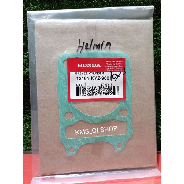 Packing Block Bawah Gasket Cylinder SUPRA X 125 HELMIN Asli Ori AHM 12191-KYZ-900